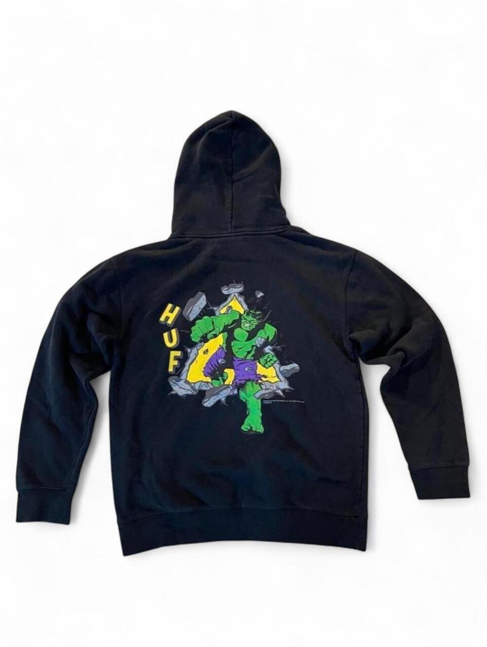 HUF x Marvel Hulk hoodie with green Hulk